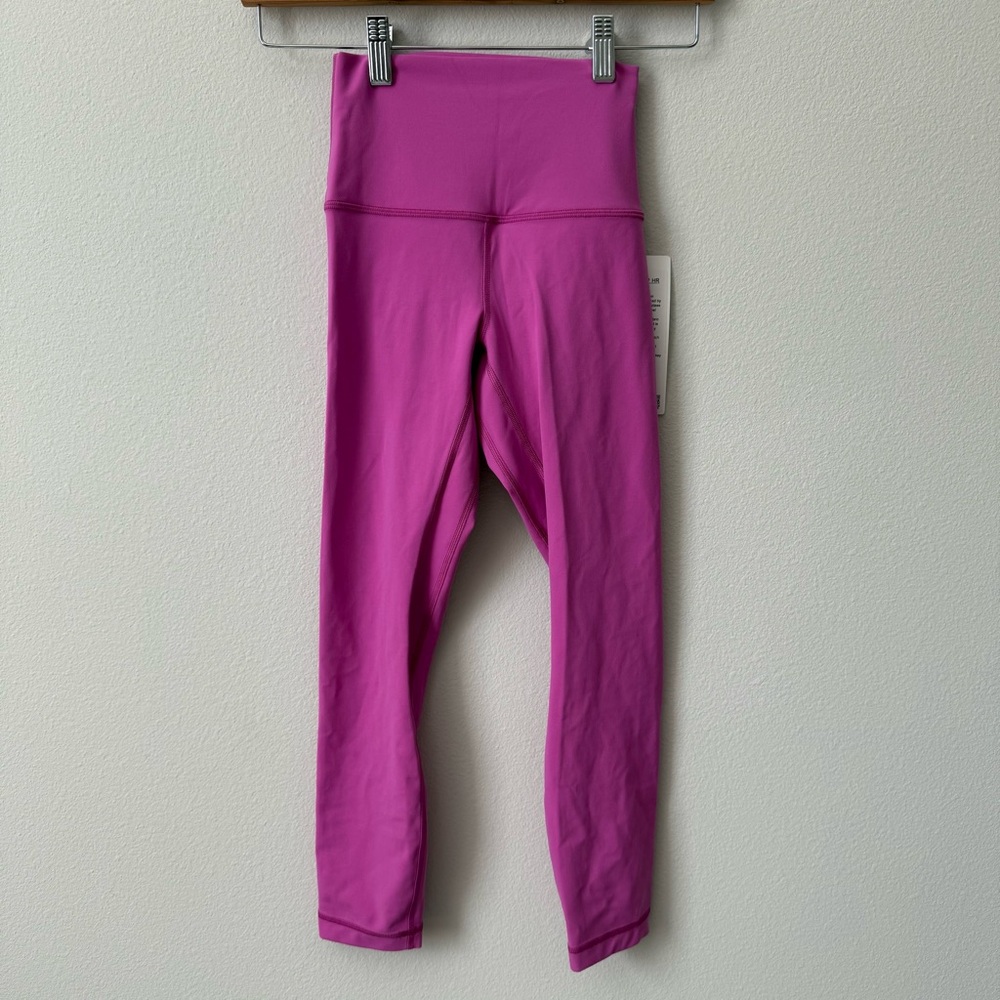 NWT Lululemon Align HR Crop 23" PPKT Size 2